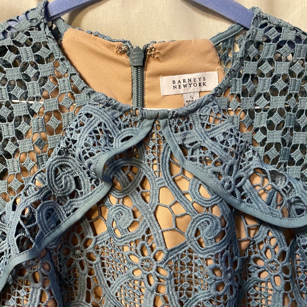 Barneys New York Lace Midi Dress